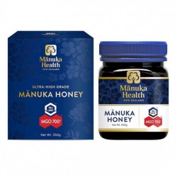 【两瓶装】【顺丰国际包邮】【因天气原因液体侧漏无法理赔】Manuka Health 蜜纽康麦卢卡蜂蜜  MGO700+ 250g 2瓶 保质期2029.1